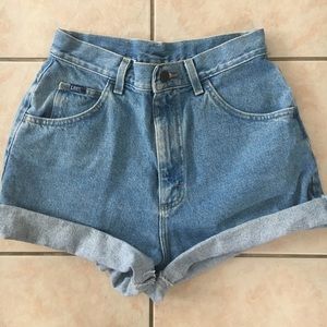 Vintage High Waisted Lee Jean Shorts